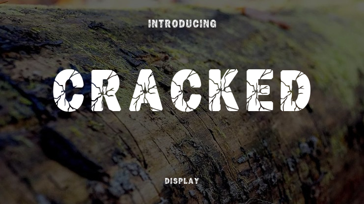 Cracked Font