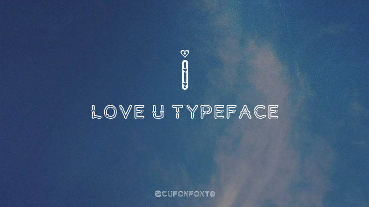 I Love U Font