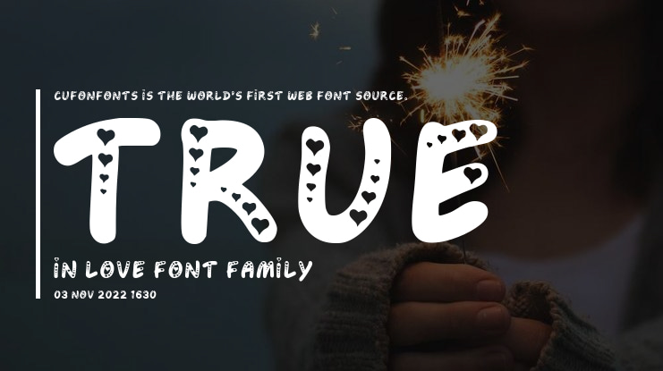 True In Love Font