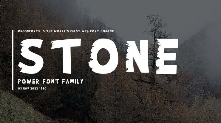 Stone Power Font