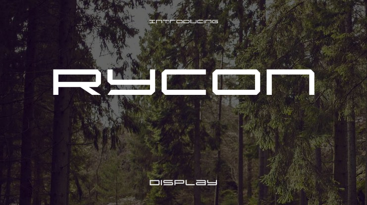Rycon Font Family