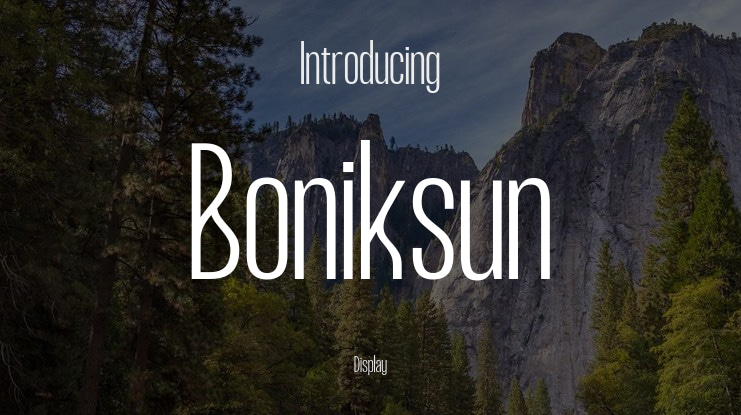 Boniksun Font