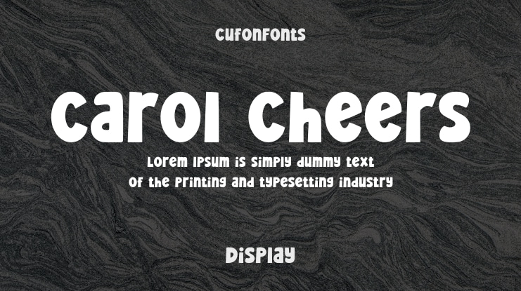 Carol Cheers Font