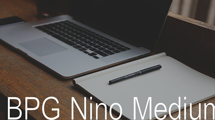 BPG Nino Medium Font