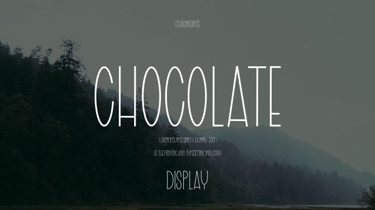 Chocolate Font
