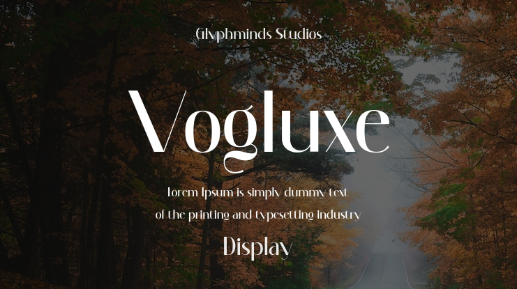 Vogluxe Font