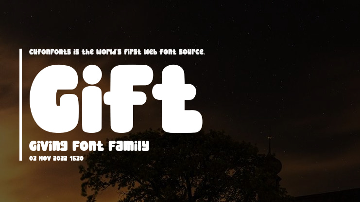 Gift Giving Font