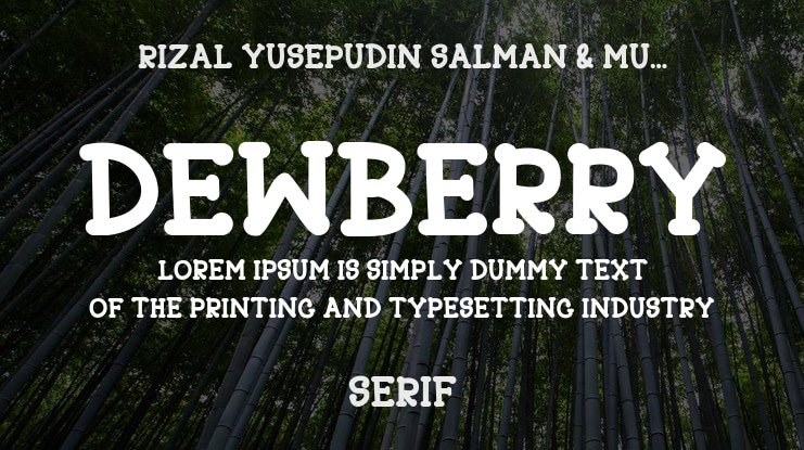 Dewberry Font Family