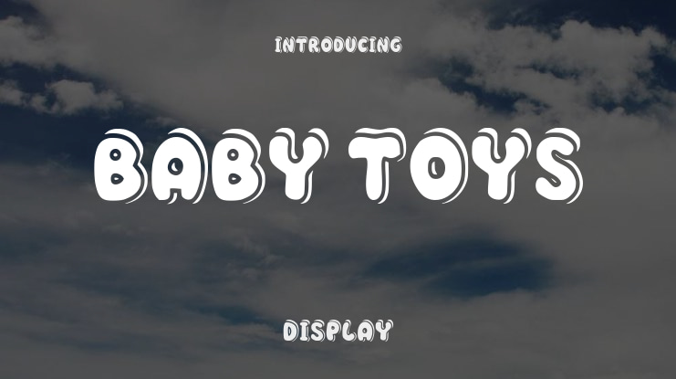 Baby Toys Font