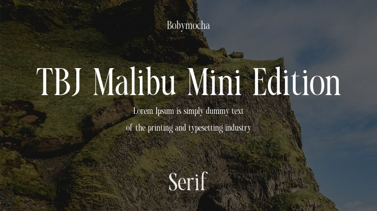 TBJ Malibu Mini Edition Font Family