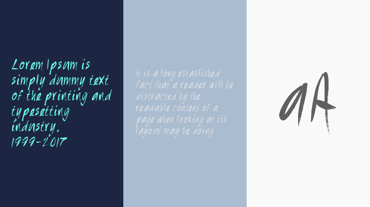 Painted Font Family