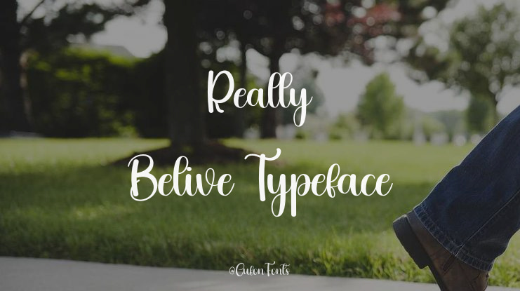 Really Belive Font