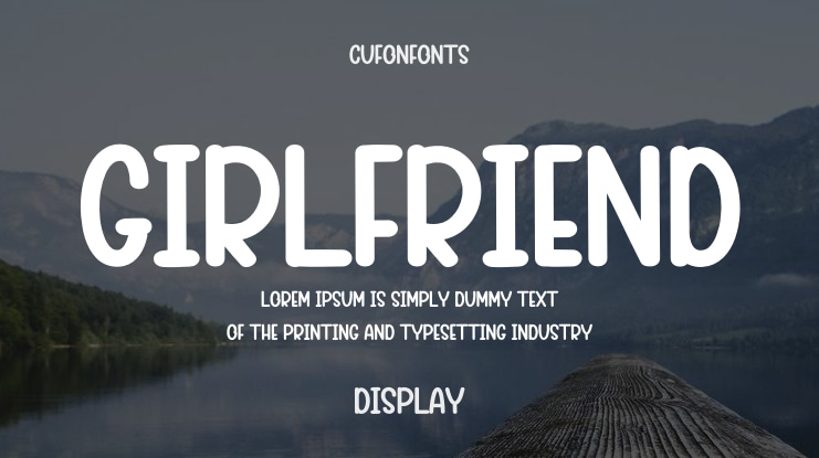 Girlfriend Font
