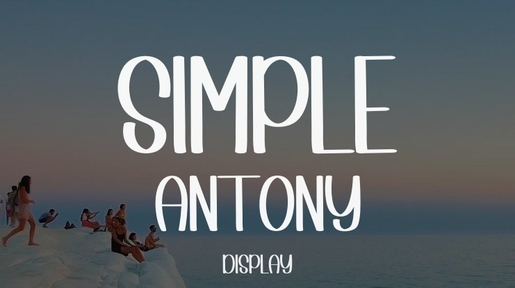 Simple Antony Font