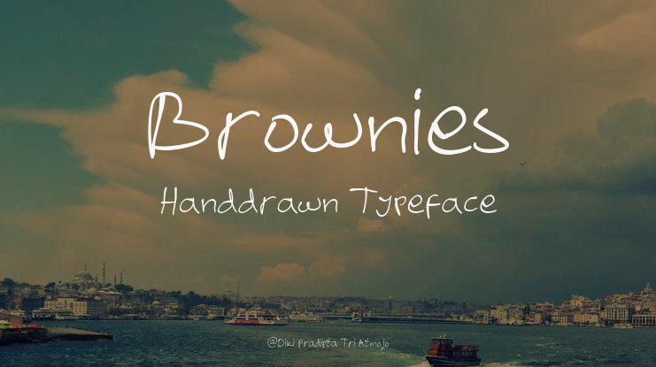 Brownies Handdrawn Font