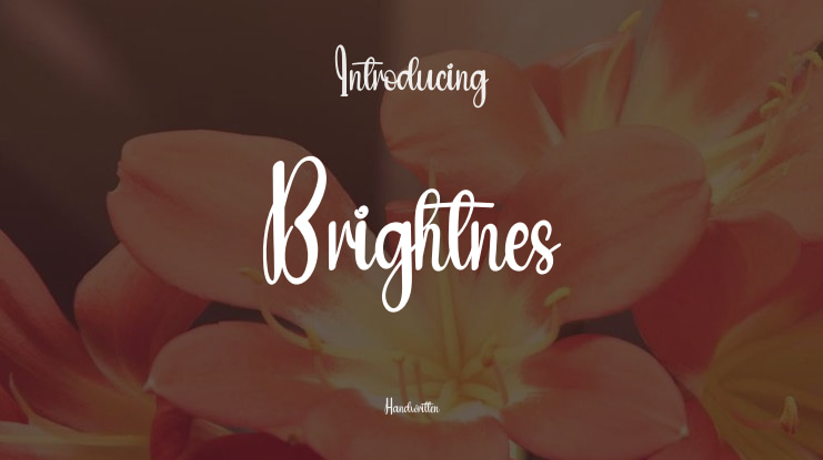 Brightnes Font