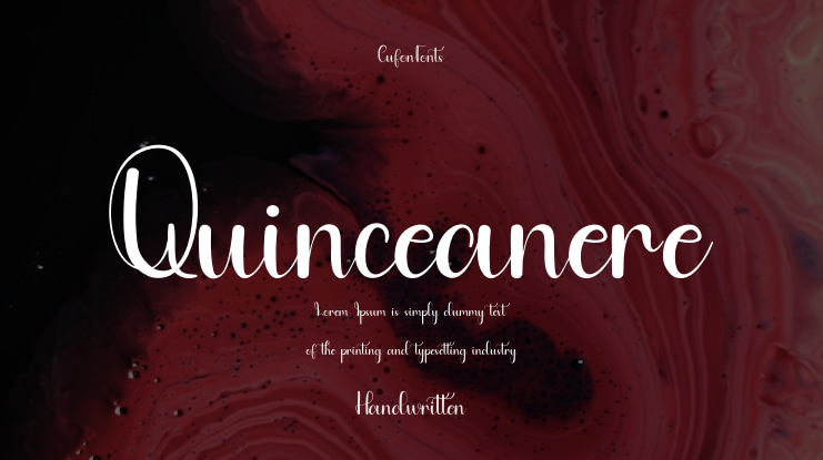 Quinceanere Font