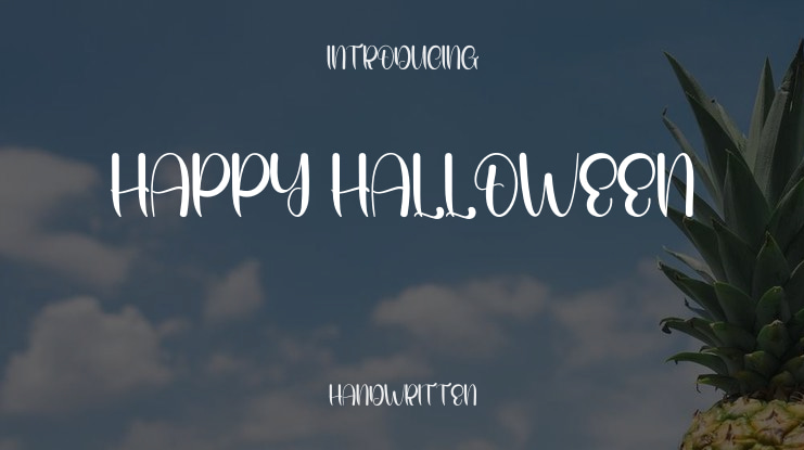 Happy Halloween Font