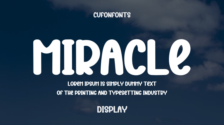 Miracle Font