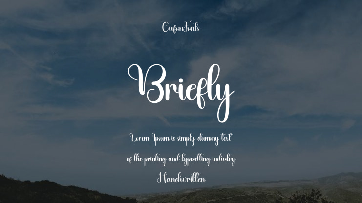 Briefly Font