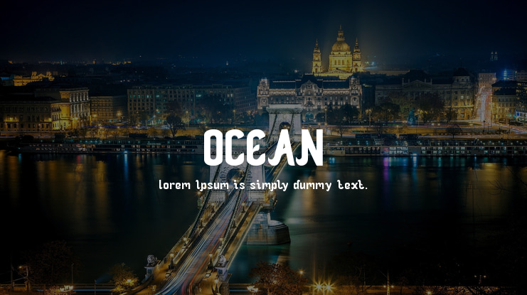 OCEAN Font