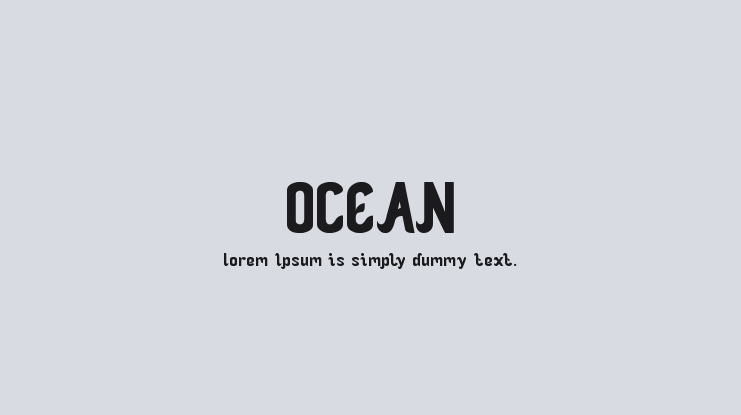 OCEAN Font