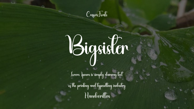 Bigsister Font