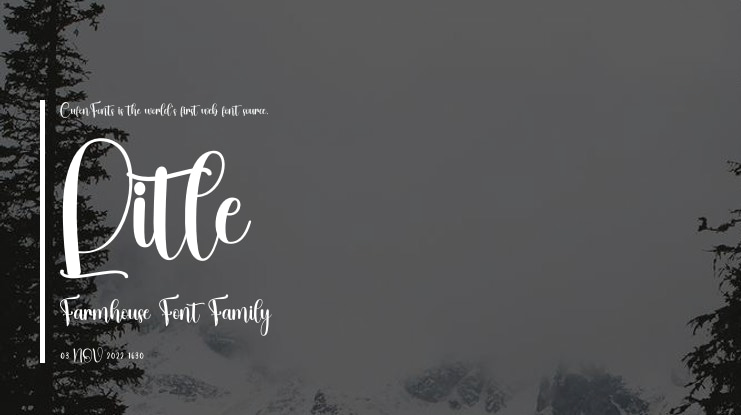 Litle Farmhouse Font