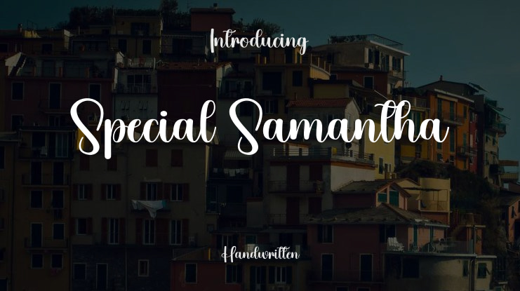 Special Samantha Font