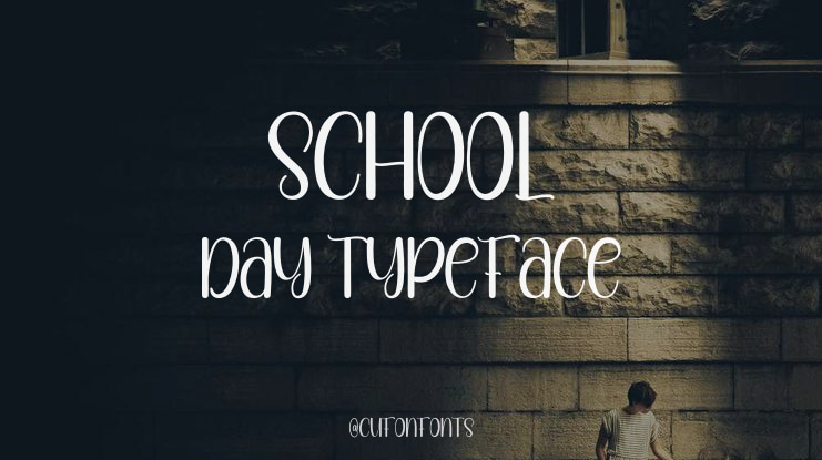 School Day Font