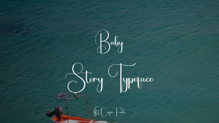 Baby Story Font