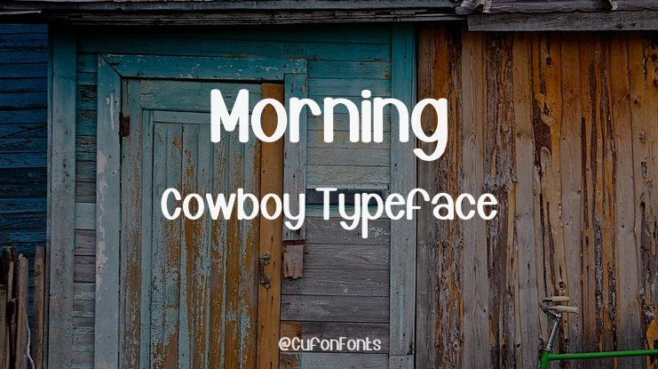 Morning Cowboy Font