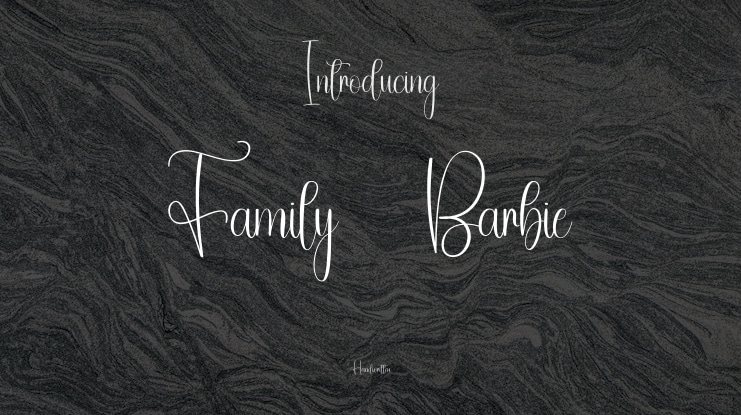 Family  Barbie Font