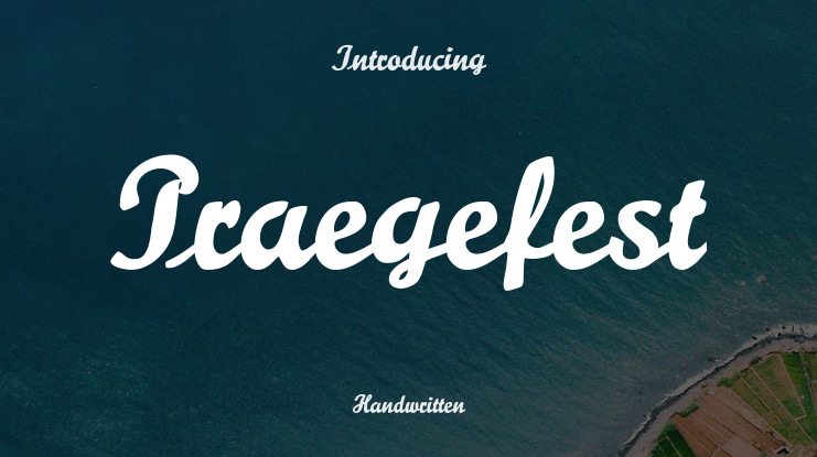 Praegefest Font