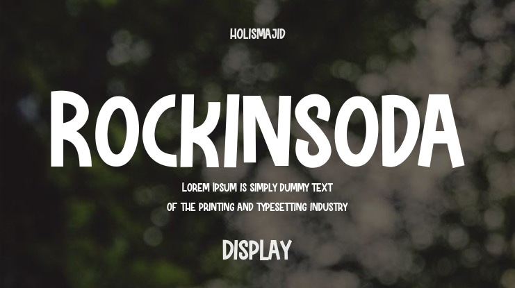 Rockinsoda Font