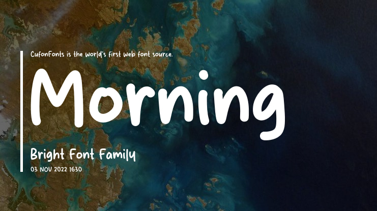 Morning Bright Font