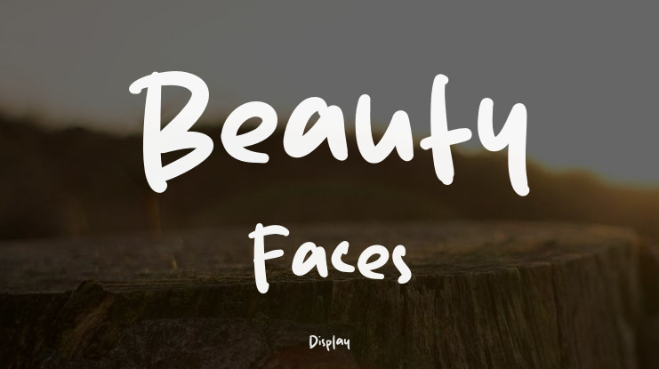 Beauty Faces Font