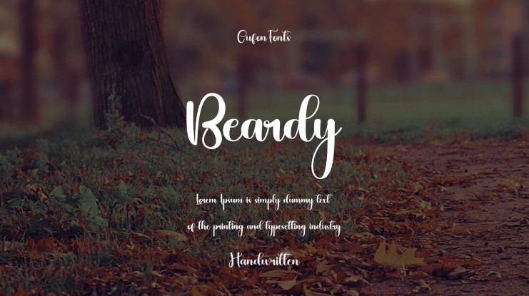 Beardy Font