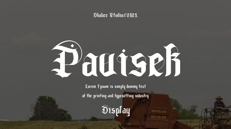 Pavisek Font