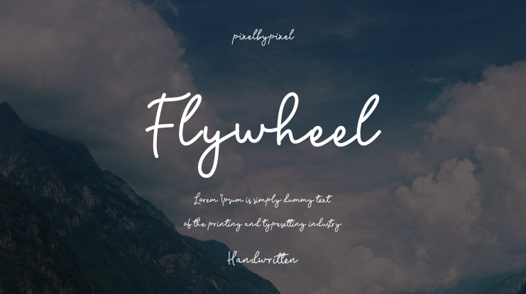 Flywheel Font Family