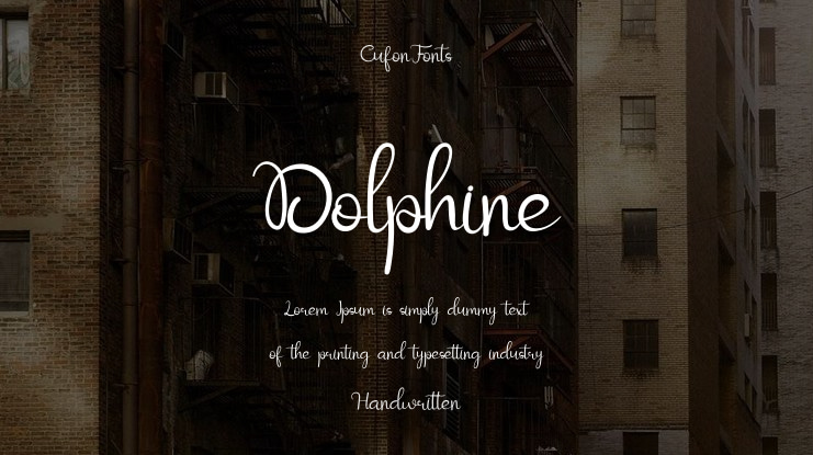 Dolphine Font