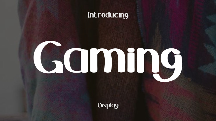 Gaming Font