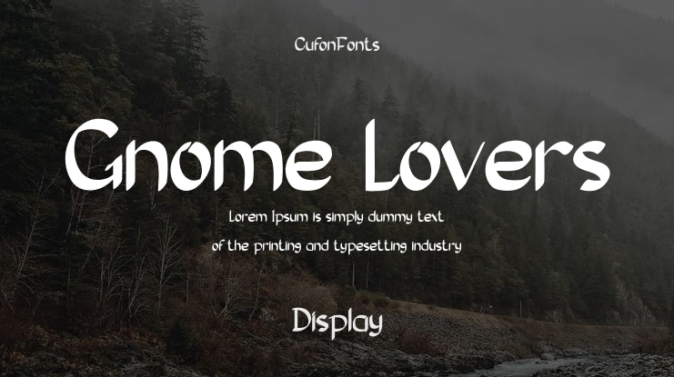 Gnome Lovers Font