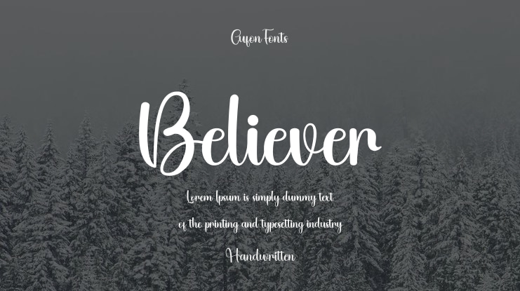 Believer Font