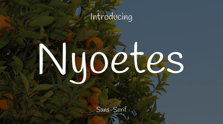 Nyoetes Font