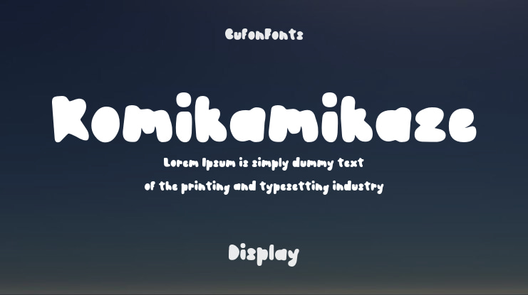 Komikamikaze Font