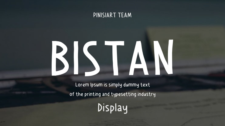 BISTAN Font