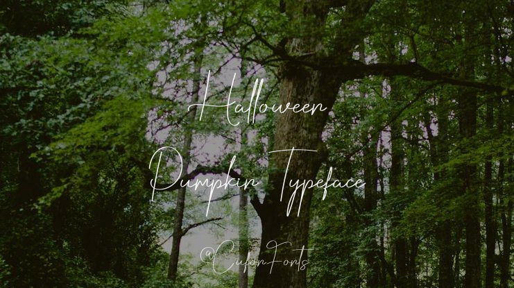Halloween Pumpkin Font