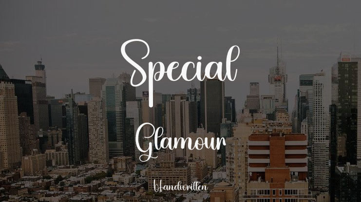 Special Glamour Font