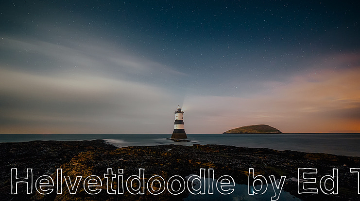 Helvetidoodle by Ed T Font